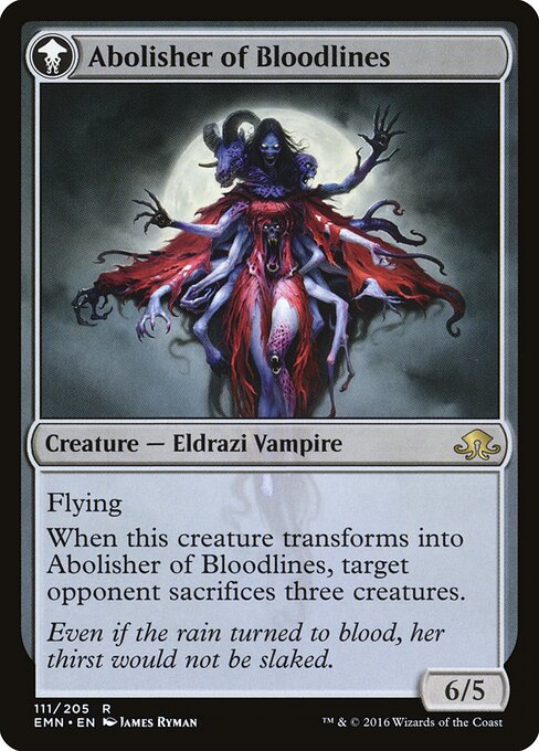 Abolisher of Bloodlines (verso)