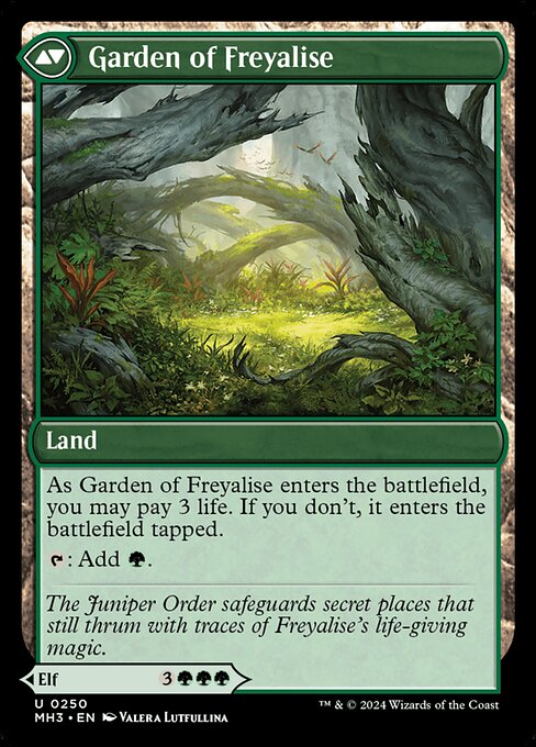 Garden of Freyalise (verso)