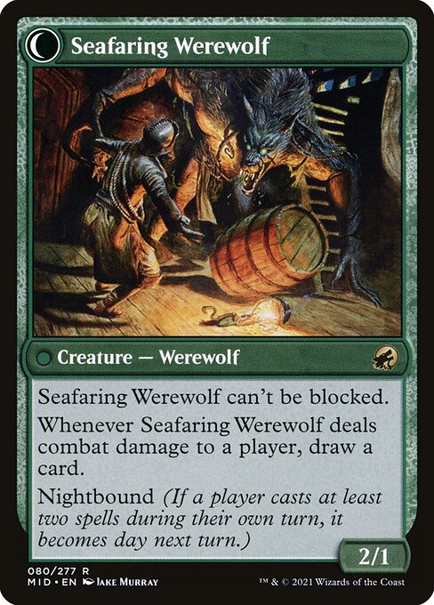 Seafaring Werewolf (verso)