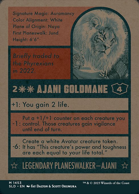 Ajani Goldmane (verso)