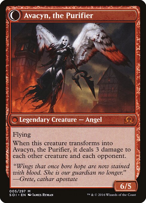 Avacyn, the Purifier (verso)