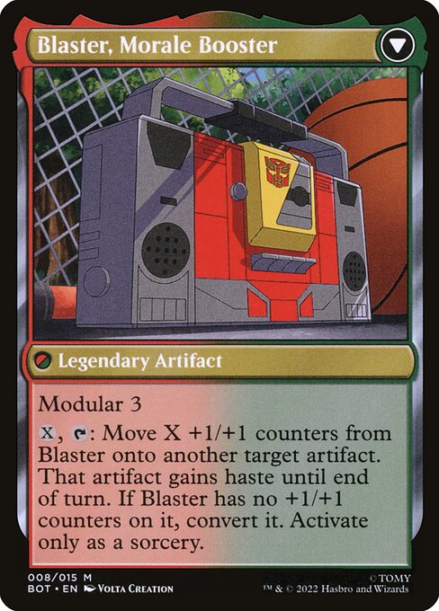 Blaster, Morale Booster (verso)