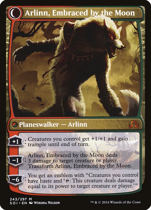 Arlinn, Embraced by the Moon (verso)