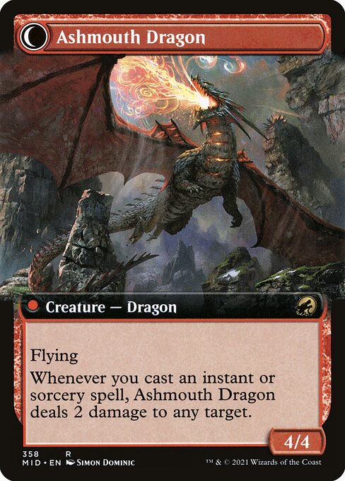 Ashmouth Dragon (verso)