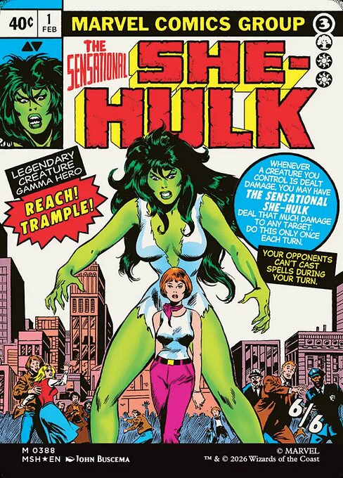 The Sensational She-Hulk (verso)