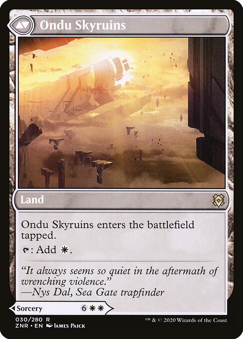 Ondu Skyruins (verso)
