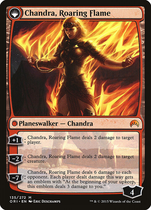 Chandra, Roaring Flame (verso)