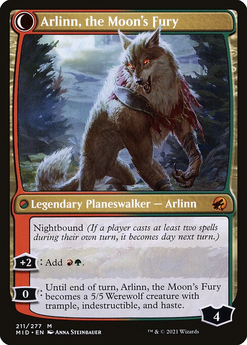 Arlinn, the Moon's Fury (verso)