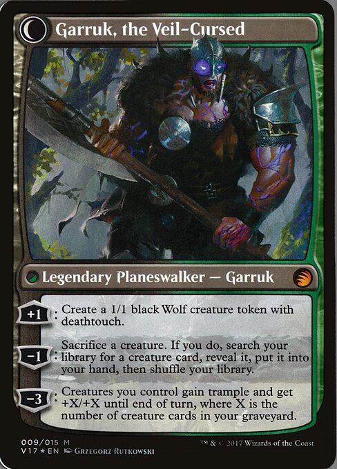 Garruk, the Veil-Cursed (verso)