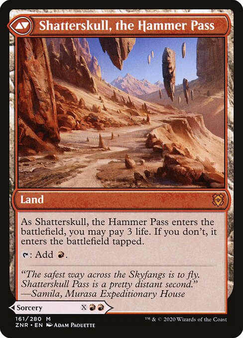Shatterskull, the Hammer Pass (verso)