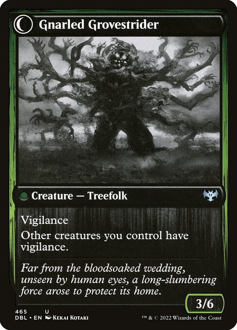 Gnarled Grovestrider (verso)