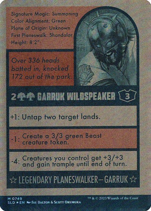 Garruk Wildspeaker (verso)