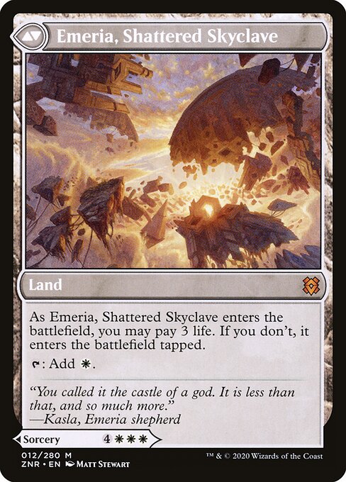 Emeria, Shattered Skyclave (verso)