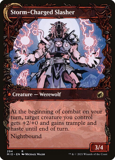 Storm-Charged Slasher (verso)