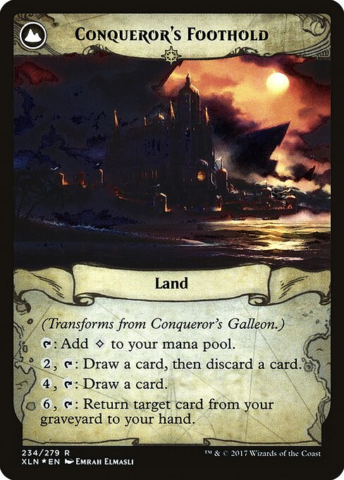 Conqueror's Foothold (verso)