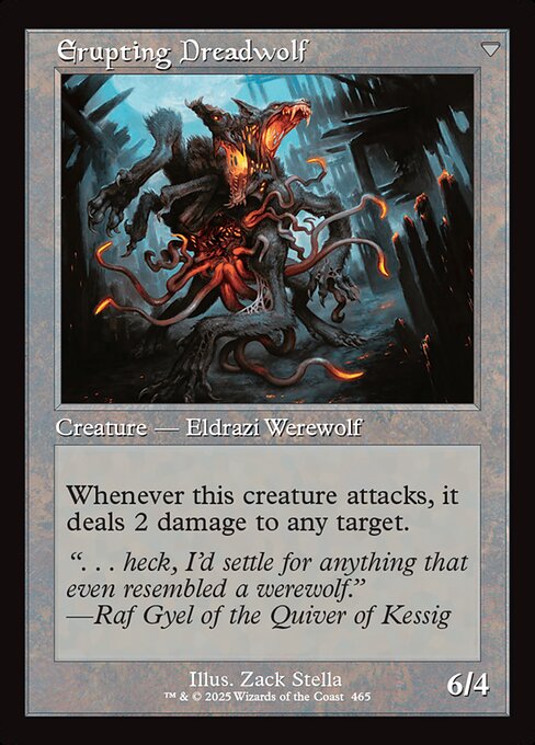 Erupting Dreadwolf (verso)