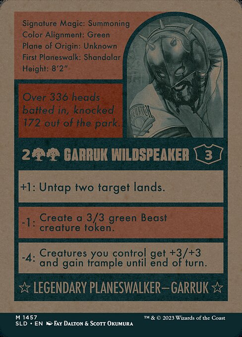 Garruk Wildspeaker (verso)