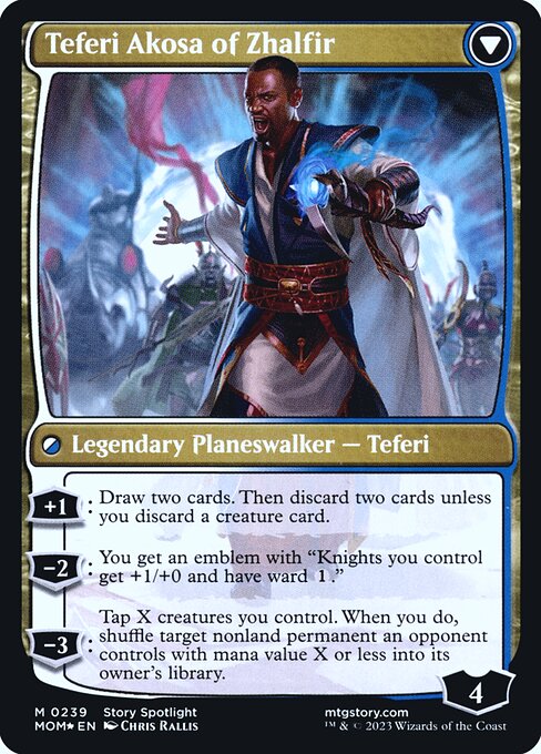 Teferi Akosa of Zhalfir (verso)