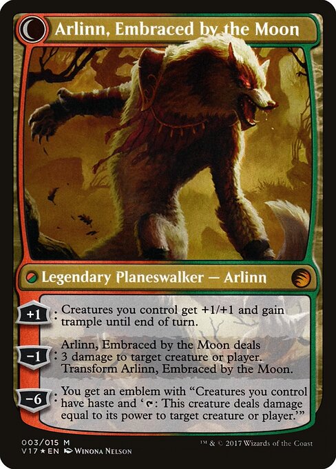 Arlinn, Embraced by the Moon (verso)