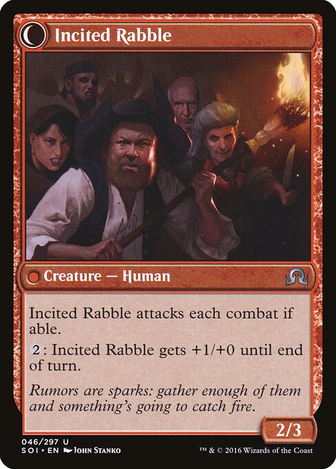Incited Rabble (verso)