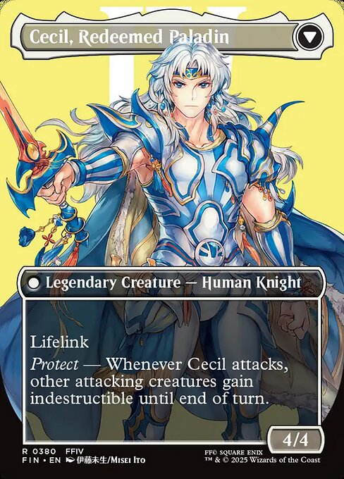 Cecil, Redeemed Paladin (verso)