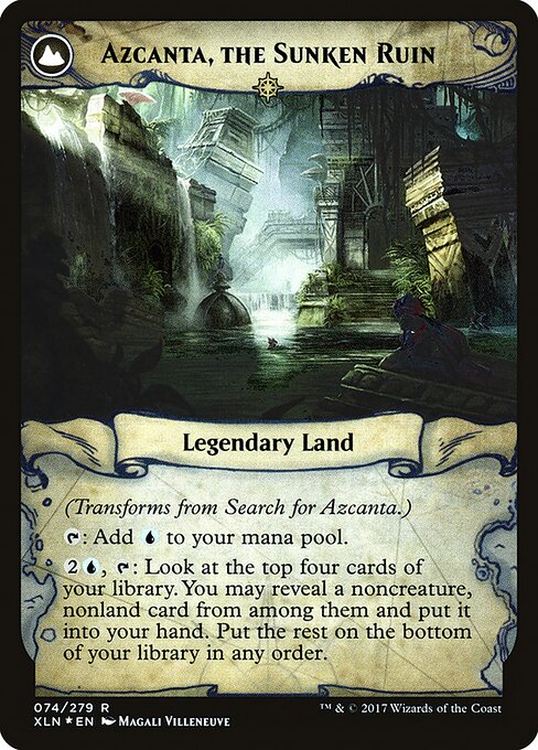 Azcanta, the Sunken Ruin (verso)