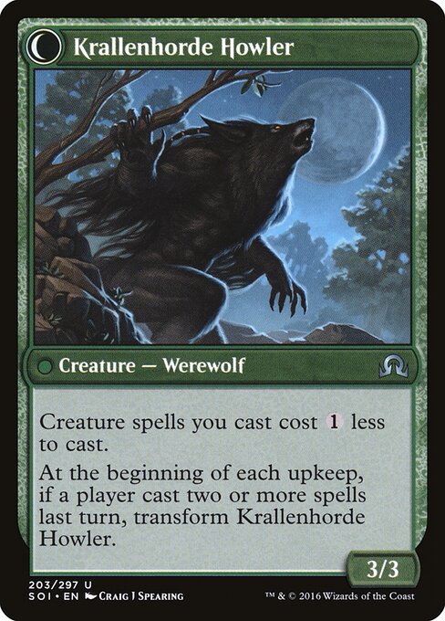 Krallenhorde Howler (verso)