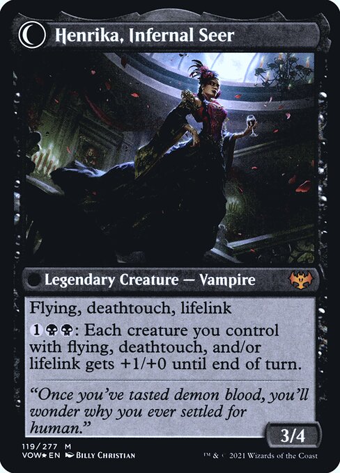 Henrika, Infernal Seer (verso)