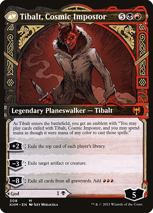 Tibalt, Cosmic Impostor (verso)