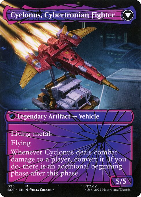 Cyclonus, Cybertronian Fighter (verso)
