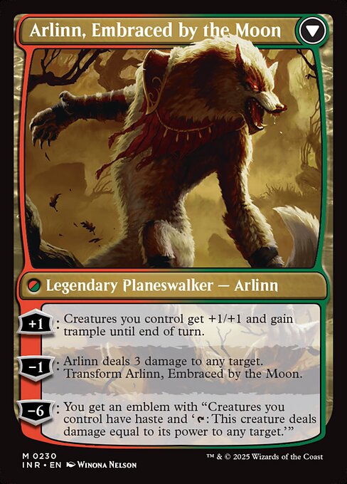 Arlinn, Embraced by the Moon (verso)
