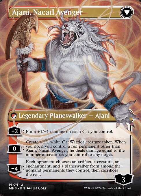 Ajani, Nacatl Avenger (verso)