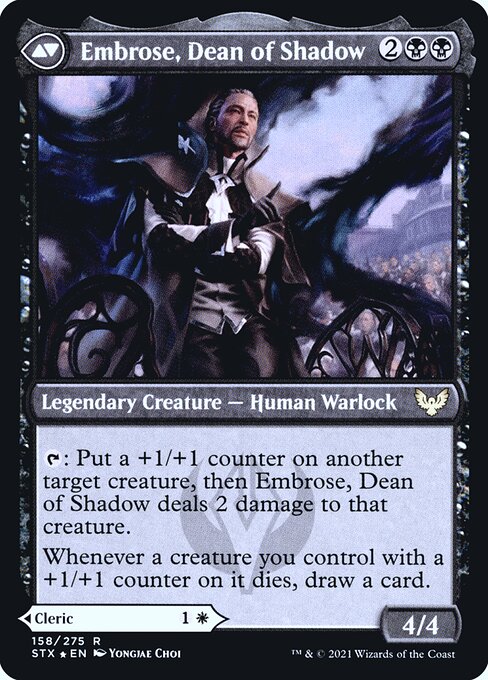 Embrose, Dean of Shadow (verso)