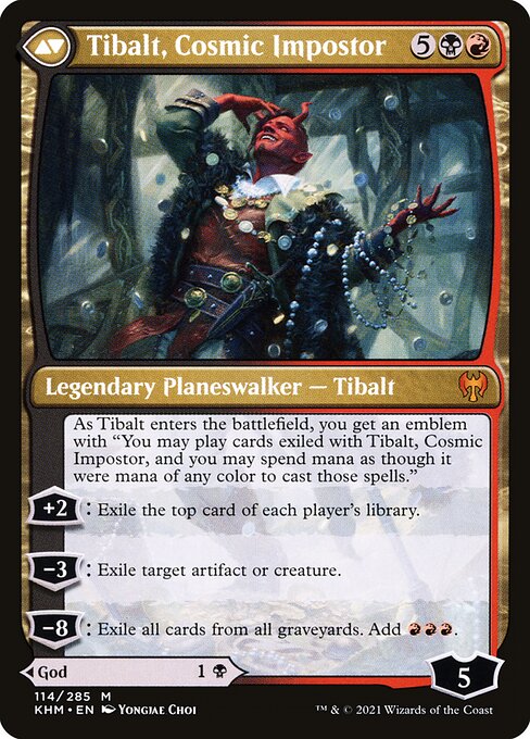 Tibalt, Cosmic Impostor (verso)