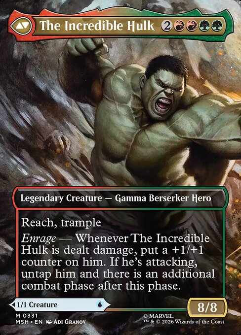 The Incredible Hulk (verso)
