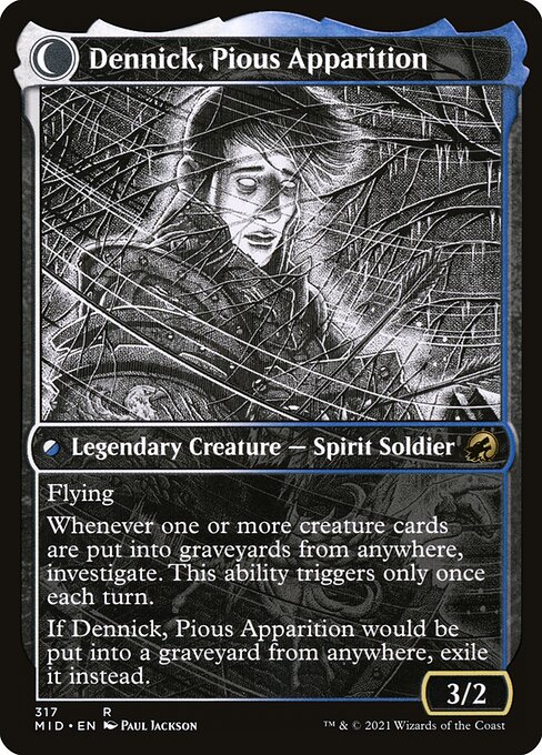Dennick, Pious Apparition (verso)