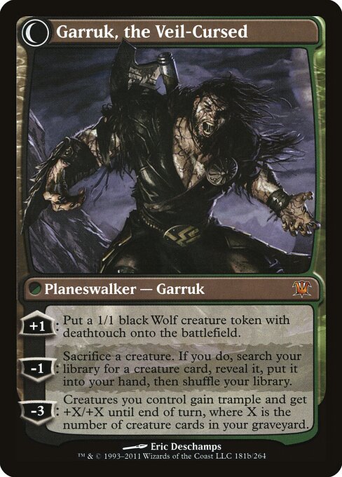 Garruk, the Veil-Cursed (verso)