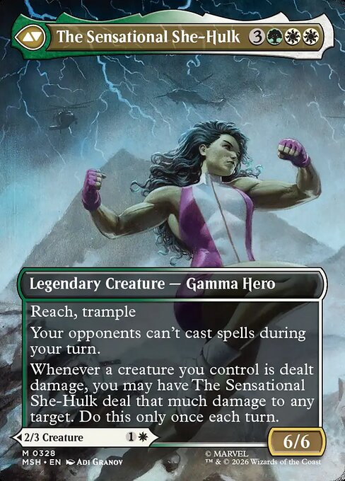 The Sensational She-Hulk (verso)
