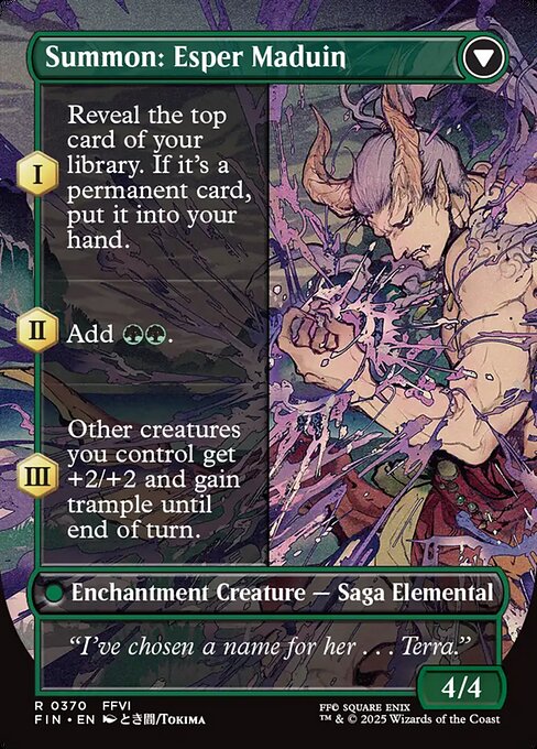 Summon: Esper Maduin (verso)