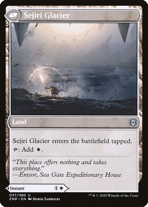Sejiri Glacier (verso)
