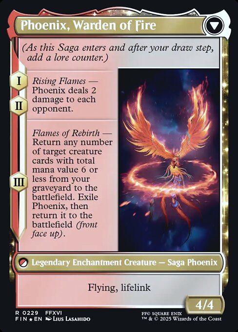 Phoenix, Warden of Fire (verso)