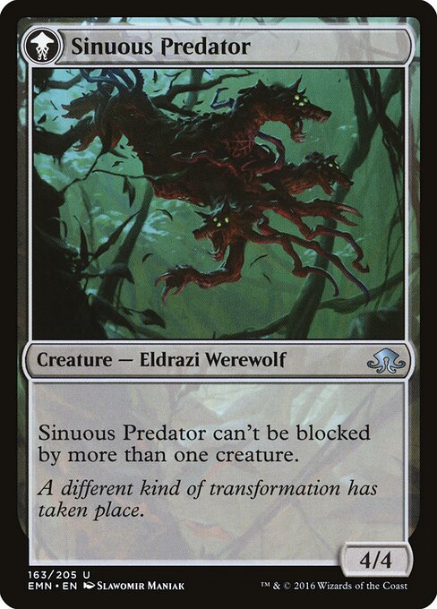 Sinuous Predator (verso)