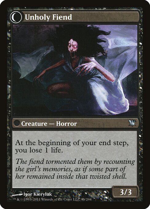 Unholy Fiend (verso)