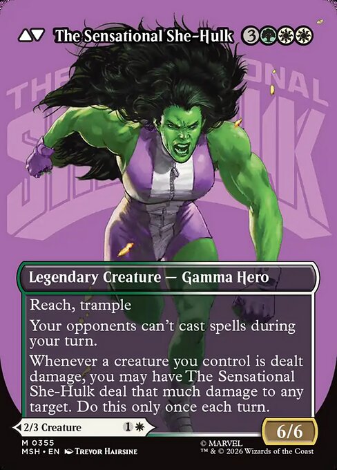 The Sensational She-Hulk (verso)