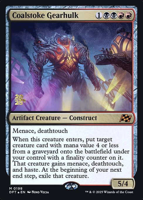 Coalstoke Gearhulk — Aetherdrift Promos 198s