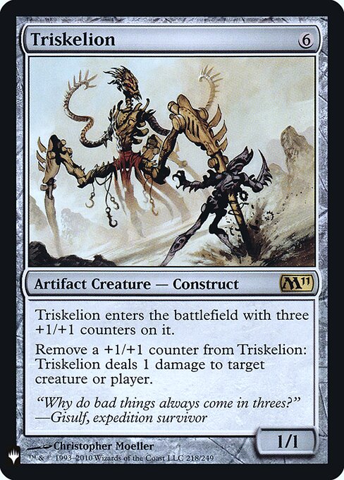 Tríscele — The List M11-218