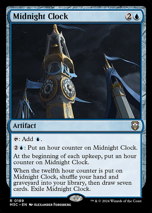Relógio da Meia-noite — Modern Horizons 3 Commander 189