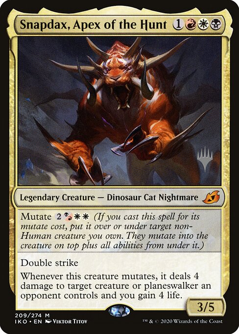Snapdax, Ápice da Caça — Ikoria: Lair of Behemoths Promos 209p