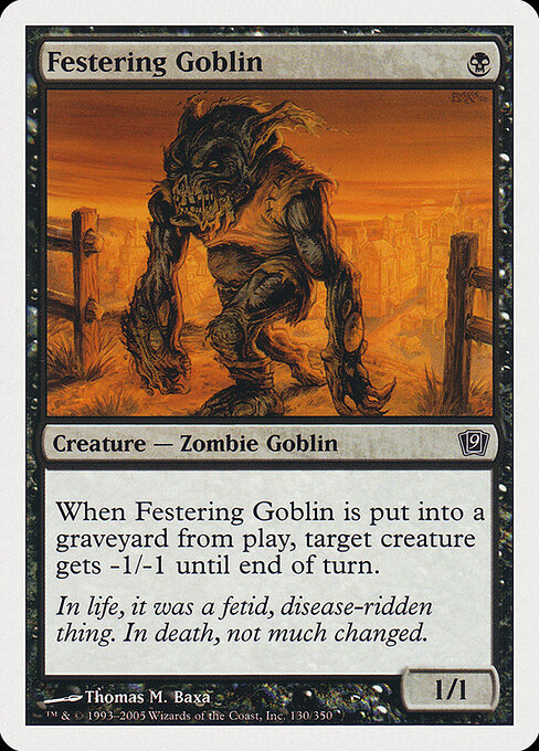 Goblin Apodrecido — Ninth Edition 130