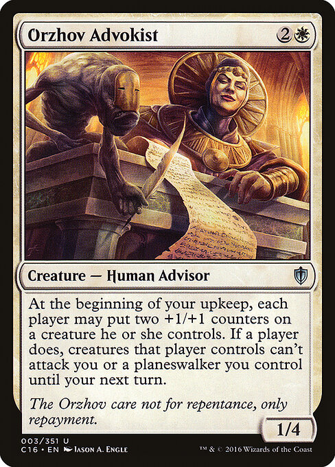 Advoquista Orzhov — Commander 2016 3